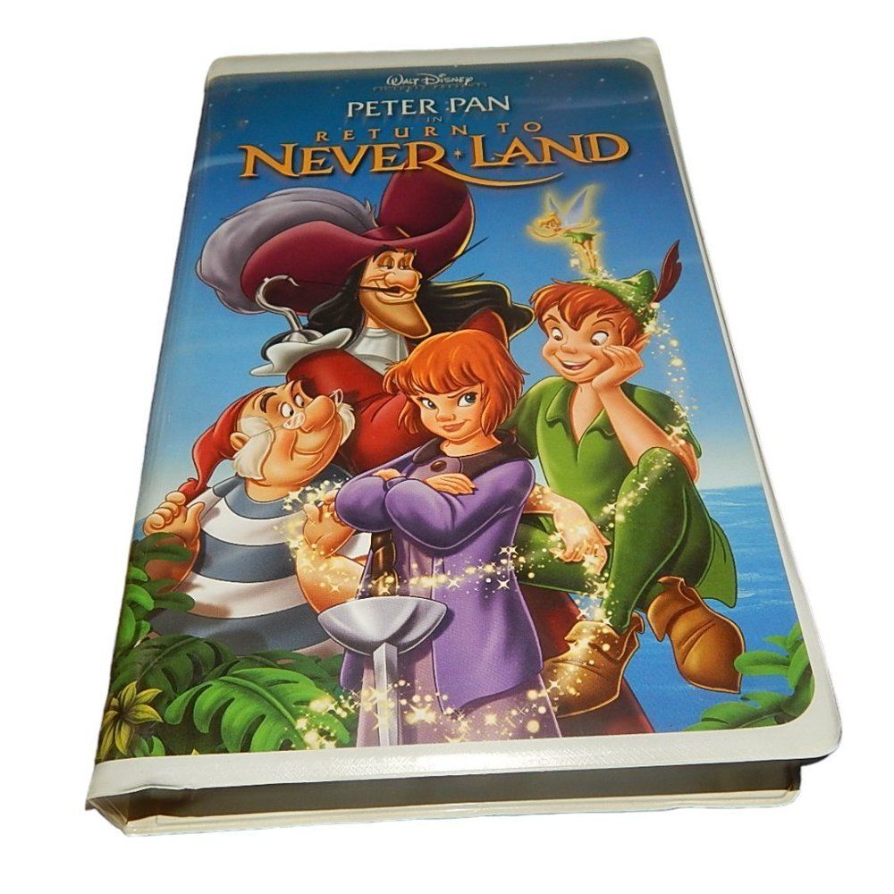 Disney's Peter Pan In Return To Neverland vintage VHS in original clamshell case